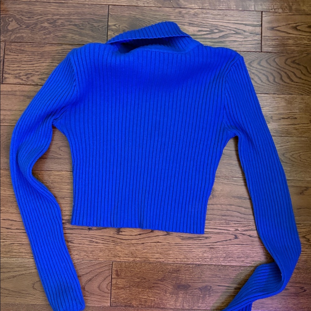 Love Tree Royal Blue Knit Top